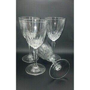 Luminarc Diamant by Cristal D’Arques -Durand 6.75” H/ Set of 4 Wine Glasses